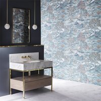 Stand Wood Behang Darnley Behang Zoffany Behang Papier 312855