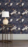 Mind the Gap TSURU Indigo behang papier