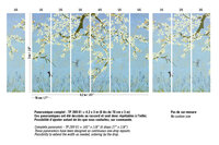 ELITIS Les Cerisiers Sauvages Behang&nbsp;Soleil levant Collectie&nbsp;TP_289_01