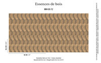 ELITIS Nappees Behang&nbsp;Essence de bois Collectie&nbsp;RM_435_72
