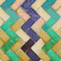Tiles zig zag behang luxury by nature