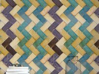 Tiles zig zag behang luxury by nature sfeer