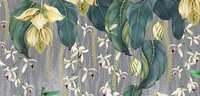 Osborne and Little Trailing Orchid behang w7334-02 close up 2