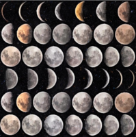 Mind the Gap Moon Phases Behang WP20066
