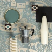 Farrow and Ball Gable Behang Metallic BP5408
