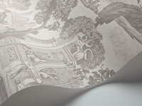 versailles behang papier cole and son behang  rood