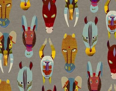 Pierre Frey Marabout Behang Les Dessins 2 FP432001