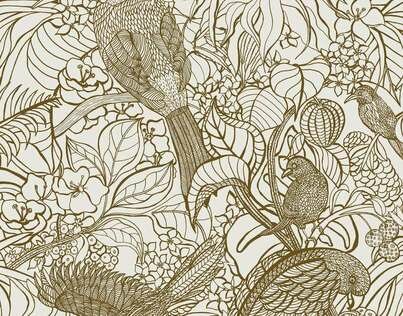 Pierre Frey Costa Rica Behang &nbsp;Les Dessins 2&nbsp;&nbsp;FP440002