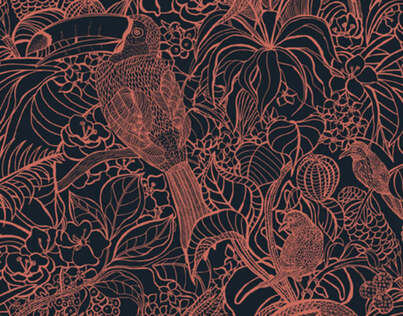 Pierre Frey Costa Rica Behang &nbsp;Les Dessins 2&nbsp;&nbsp;FP440004