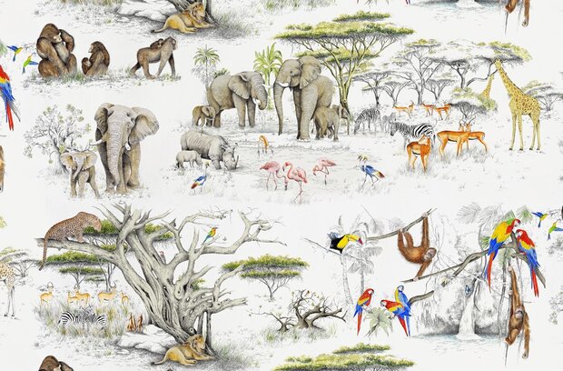 Pierre Frey Masai Mara Behang Les Dessins 2 Behang Collectie FP433001