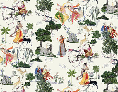 Pierre Frey Diwali Behang Les Dessins 2&nbsp;FP429002