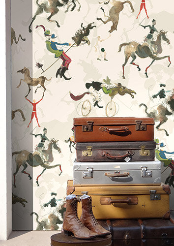 Pierre Frey Jour De Fete Behang Les Dessins&nbsp;FP322001