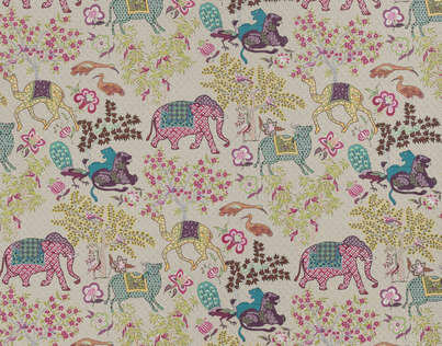 Pierre Frey Jardin De Mysore Behang Les Dessins&nbsp;FP310001