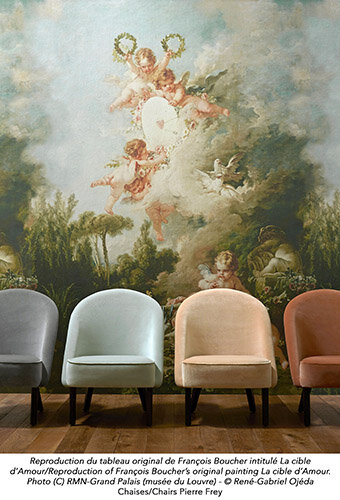 Pierre Frey La Cible D&#039;Amour Behang&nbsp;Rituel Collectie&nbsp;FP525001