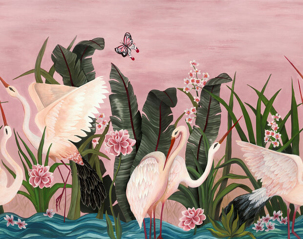 Coordonne Believe in Flight Sunrise flight 8000059 behang heron gucci Laura Torroba 2 V1.jpg