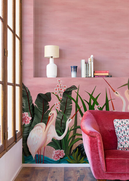 Coordonne Believe in Flight Sunrise flight 8000059 behang heron gucci Laura Torroba 2 V1.jpg