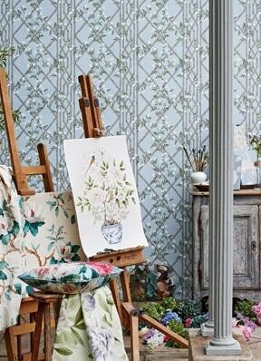 zoffany Jasmine Lattice behang