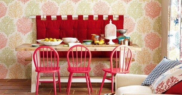 sanderson coral reef behang sfeer 1