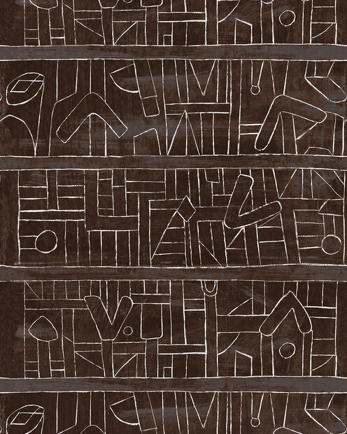 Mind the Gap Bushoong Kuba Behang The Home Of An Eccentric Man&nbsp;Behang Collectie WP20411