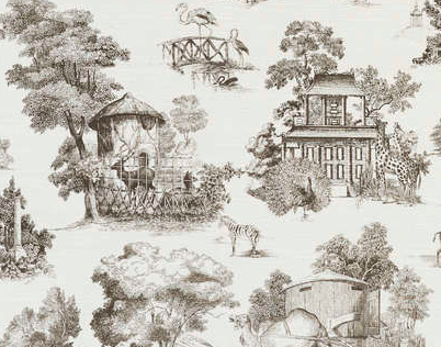 Braquenie La Menagerie Behang BP322001