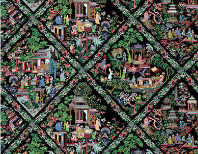 Braquenie L&#039;Empire Du Milieu Behang