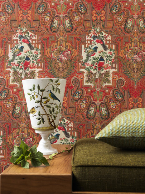 Braquenie Les Oiseaux Diamants Behang