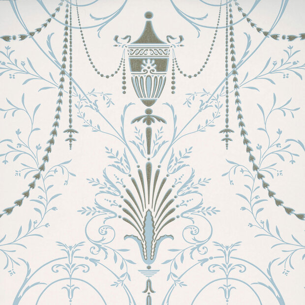 Little Greene Marlborough Behang Crystal  London Wallpapers V