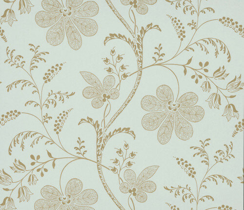 Little Greene Bedford Square Behang Larimar Wallpapers V 