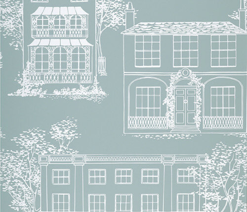 Behang Little Greene Hampstead Penumbra 20th Century Papers Collectie