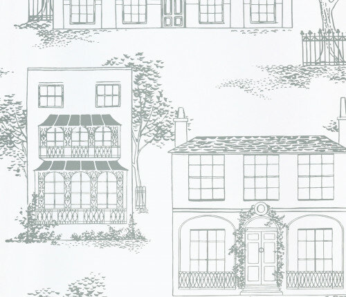 Behang Little Greene Hampstead Glass 20th Century Papers Collectie Luxury By Nature