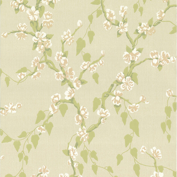 Behang Little Greene Sakura Pomme - Archive Trails Collectie Luxury By Nature