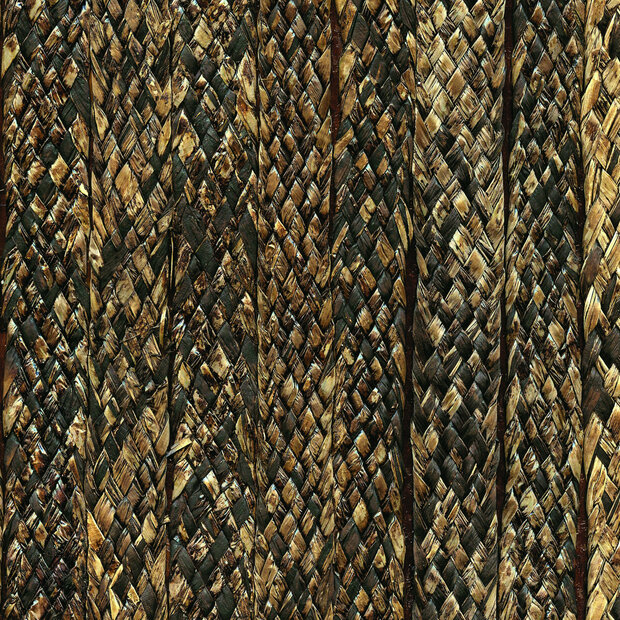 CMO Paris Raphia Tress&eacute; Behang - Raffia Wallcovering