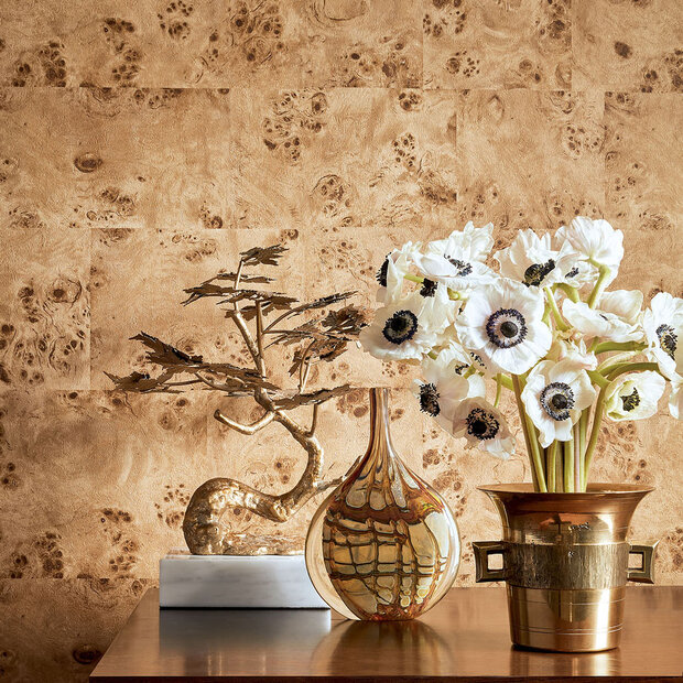 Thibaut Burlwood Block Behang Texture Resource 6​​​​​​​ T270