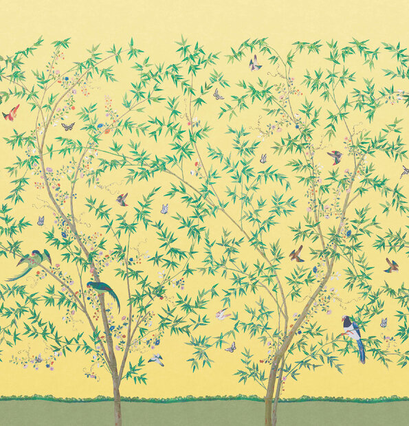 Little Greene Belton Scenic behang Sunbeam little greene behang