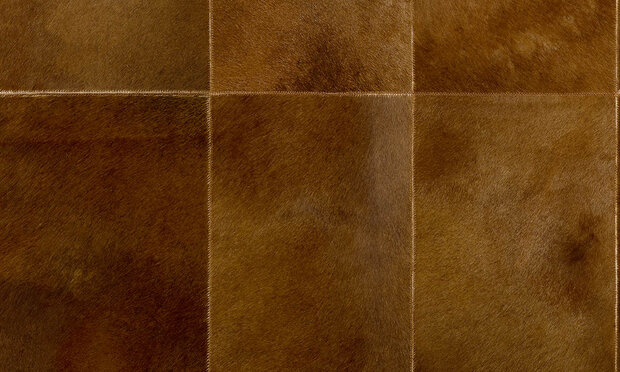 ARTE Rectangle 33507 cognac vacht behang Les Cuirs behang collectie