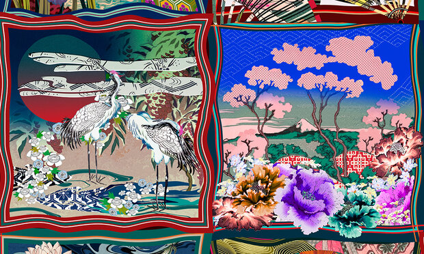 ARTE Kimono Behang Kami Collectie 87250