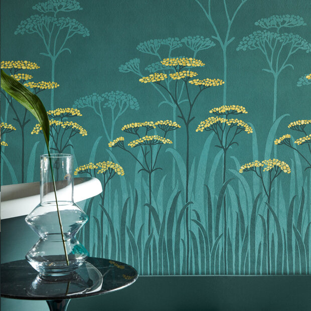 Little Greene Achillea Behang National Trust Papers&nbsp;Aurora