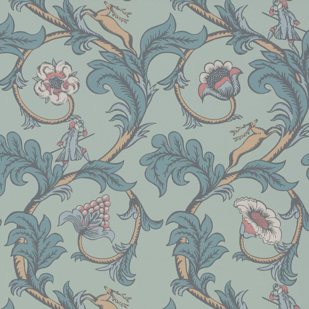 Little Greene Stag Trail Behang National Trust Papers Arsenic