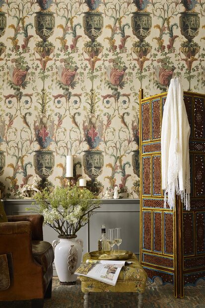 Mind the Gap Le Jardin Secret Taupe Behang