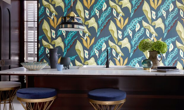 Elitis Fleur de lune Behang&nbsp;-&nbsp;Flower Power behang