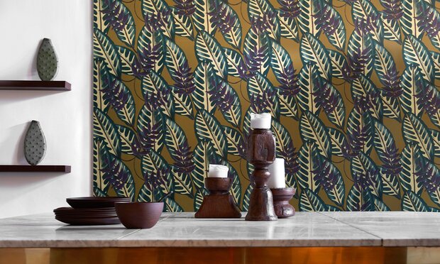 Elitis Alocasia Behang&nbsp;Flower Power behang collectie TP_302_05