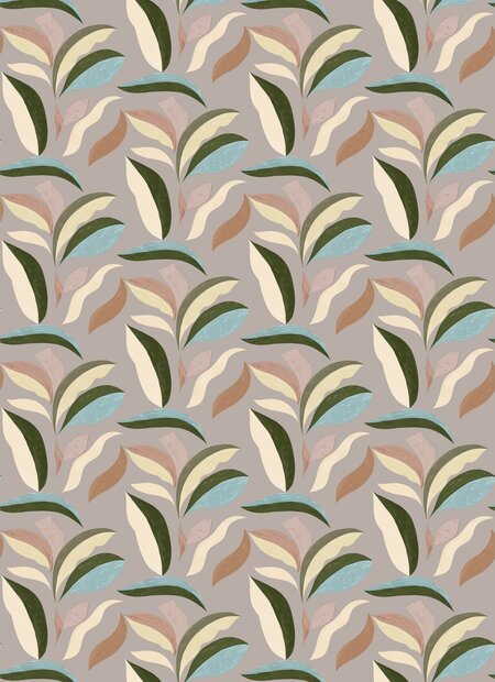 Elitis Nid d&#039;oiseau Behang&nbsp;Flower Power behang collectie TP 300 06