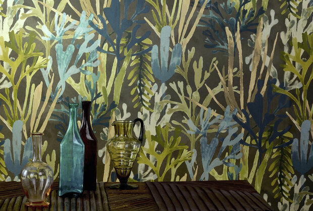 Elitis Algues Behang Flower Power behang collectie