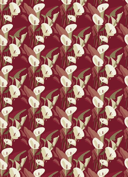 Elitis Arum Behang&nbsp;Flower Power behang collectie TP_304_04