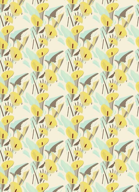 Elitis Arum Behang&nbsp;Flower Power behang collectie TP_304_05