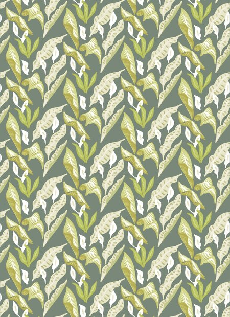 Elitis Fleur de lune Behang&nbsp;-&nbsp;Flower Power behang TP_305_02