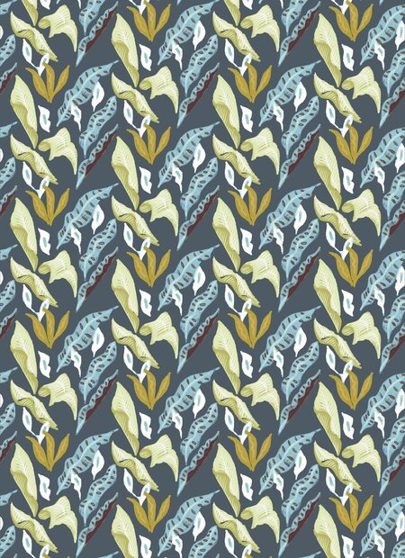 Elitis Fleur de lune Behang&nbsp;-&nbsp;Flower Power behang TP_305_04