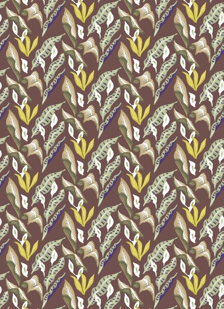 Elitis Fleur de lune Behang&nbsp;-&nbsp;Flower Power behang TP_305_05