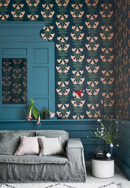 Cole and Son Angel&#039;s Trumpet Behang Seville Collection 117/3007