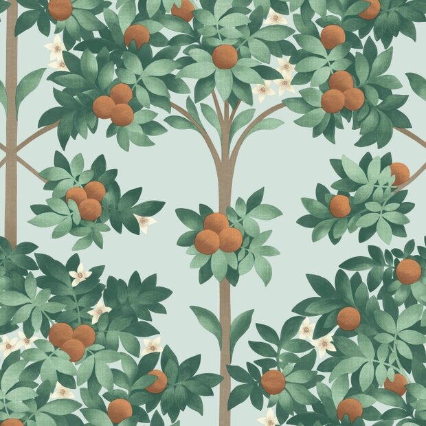 Cole and Son Seville Orange Blossom behang 117/1004 Seville behang collectie